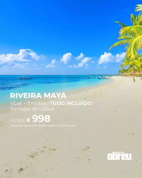 Folheto Abreu em Lisboa | Riveira Maya | 2026-07-13T00:00:00.000Z - 2026-07-27T00:00:00.000Z