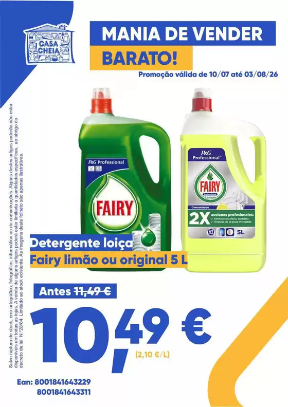 Folheto Casa Cheia em Meda | Fairy limão ou original | 2026-07-13T00:00:00.000Z - 2026-08-03T00:00:00.000Z