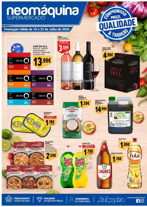 Folheto Neomáquina em Meda | Poupe com Qualidade até 23 de Julho! | 2026-07-13T00:00:00.000Z - 2026-07-23T00:00:00.000Z
