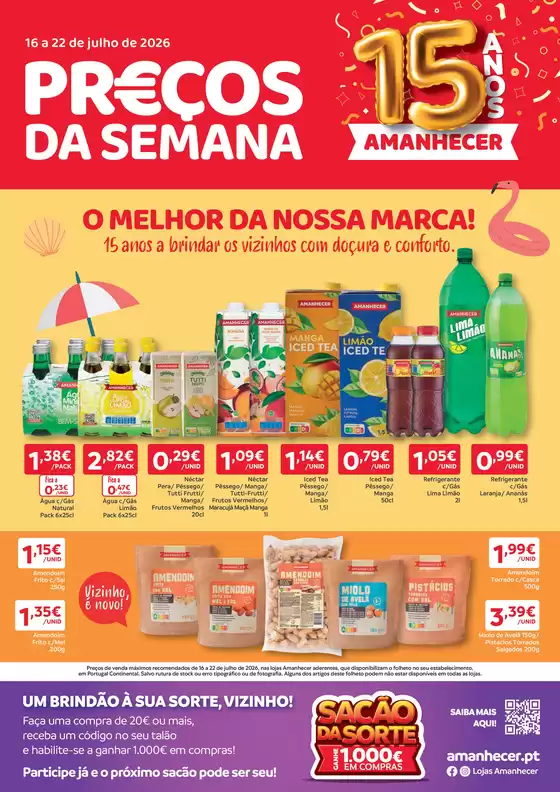 Folheto Amanhecer | Amanhecer - Portugal Continental | 2026-07-16T00:00:00.000Z - 2026-07-22T00:00:00.000Z