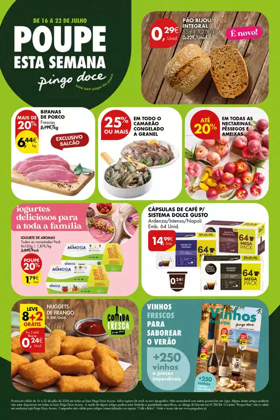 Folheto Pingo Doce | Folheto Poupe Esta Semana Açores | 2026-07-16T00:00:00.000Z - 2026-07-22T00:00:00.000Z
