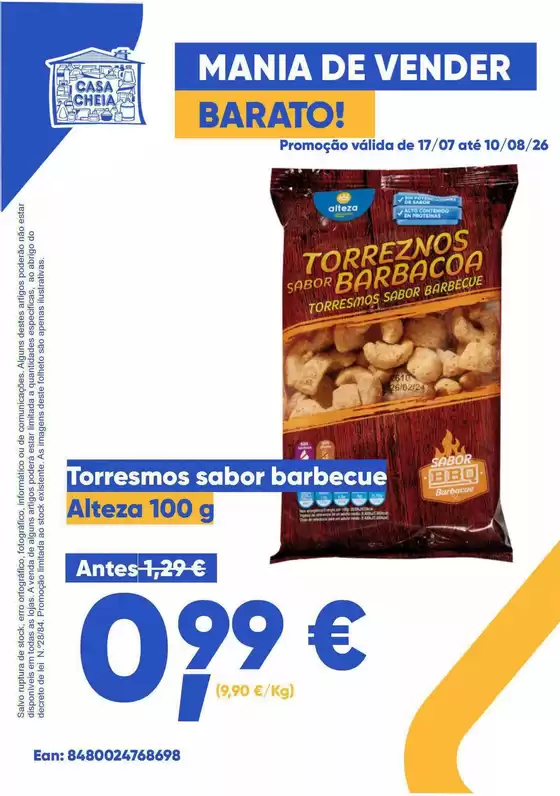 Folheto Casa Cheia em Albergaria dos Doze | Torresmos sabor barbecu | 2026-07-20T00:00:00.000Z - 2026-08-10T00:00:00.000Z