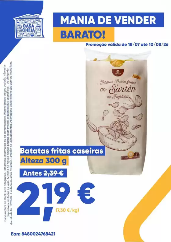 Folheto Casa Cheia em Albergaria dos Doze | Batatas fritas caseiras | 2026-07-20T00:00:00.000Z - 2026-08-10T00:00:00.000Z