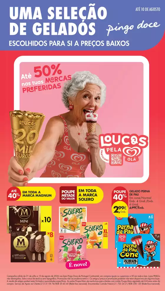Folheto Pingo Doce em São Jorge de Selho | Folheto Especial Gelados | 2026-07-21T00:00:00.000Z - 2026-08-10T00:00:00.000Z