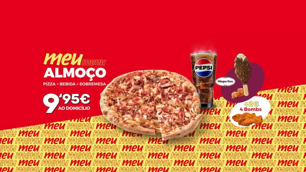 Catálogo Telepizza em Covilhã | Promoções | 2026-07-22T00:00:00.000Z - 2026-08-05T00:00:00.000Z