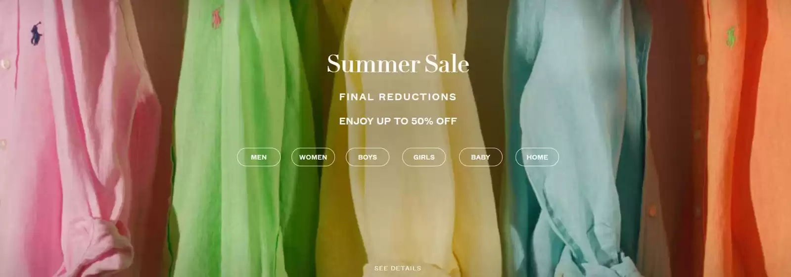 Catálogo Ralph Lauren em Quinta do Anjo | Summer Sale | 2026-07-22T00:00:00.000Z - 2026-08-02T00:00:00.000Z