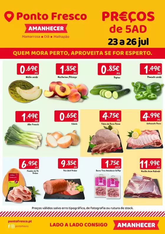 Folheto Ponto Fresco em Gouveia | Folheto Preços de 5ª a domingo | 2026-07-23T00:00:00.000Z - 2026-07-26T00:00:00.000Z