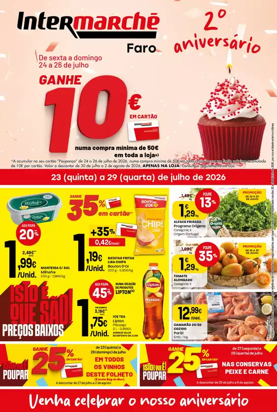 Catálogo Intermarché em Faro | Isto é que são preços BAIXOS! | 2026-07-23T00:00:00.000Z - 2026-07-29T00:00:00.000Z