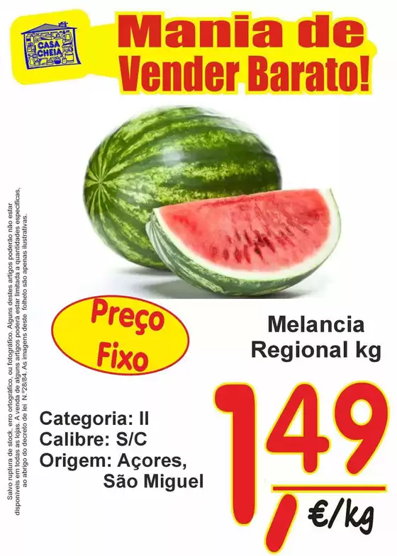 Folheto Casa Cheia em Vila Real de Santo António | Melancia Regional | 2026-07-24T00:00:00.000Z - 2026-07-29T00:00:00.000Z