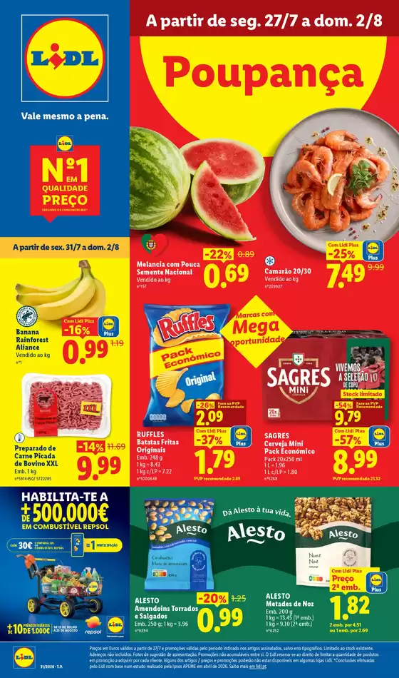 Folheto Lidl em Vila Real de Santo António | A partir de 2707 | 2026-07-24T00:00:00.000Z - 2026-08-02T00:00:00.000Z