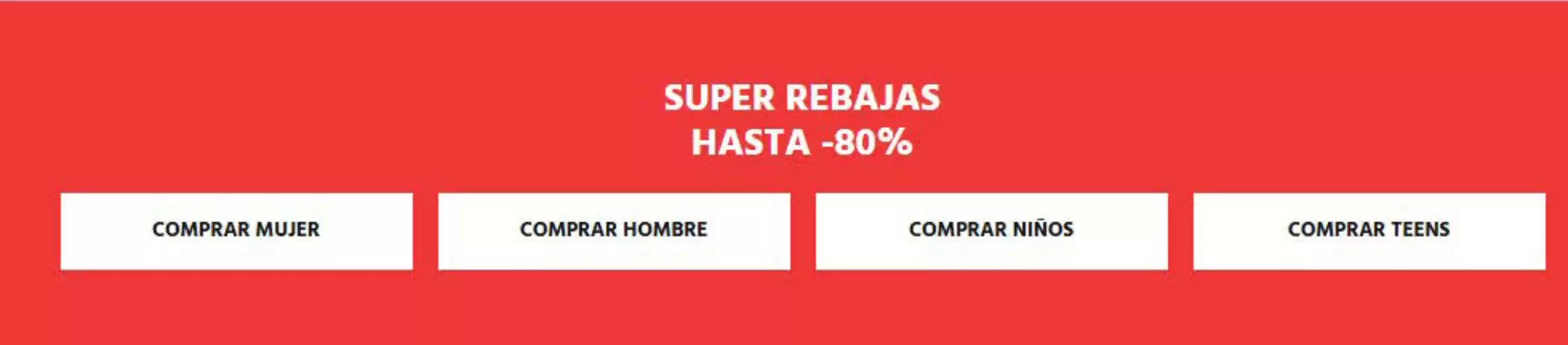 Folheto Fifty Factory em Braga | Super rebajas Hasta -80% | 2026-07-24T00:00:00.000Z - 2026-08-07T00:00:00.000Z