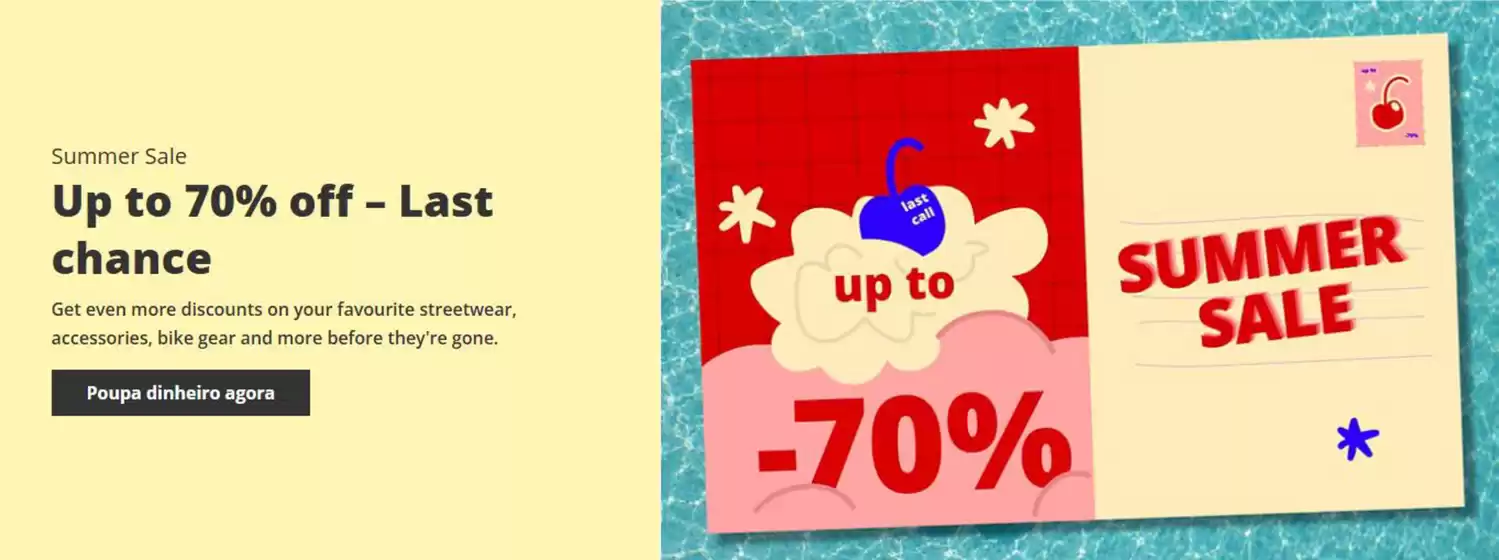 Folheto Blue Tomato em Braga | Promoções | 2026-07-24T00:00:00.000Z - 2026-08-07T00:00:00.000Z