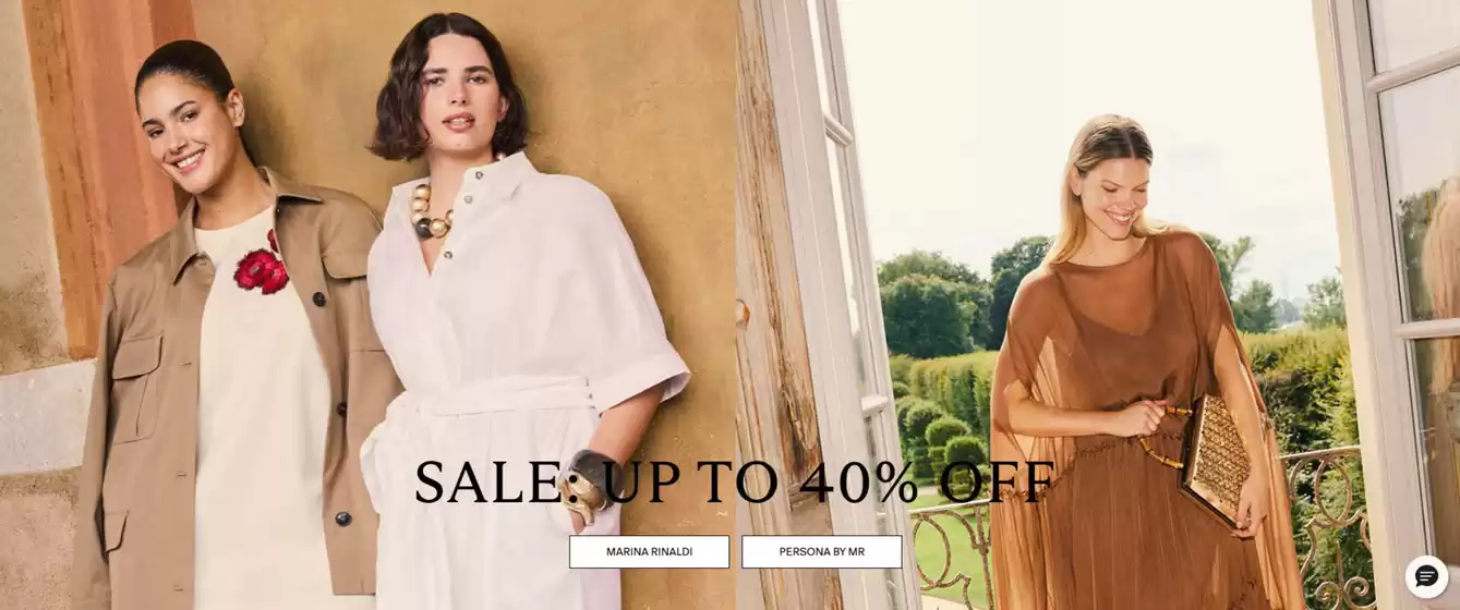 Catálogo Marina Rinaldi | Sale Up to 40% Off | 2026-07-27T00:00:00.000Z - 2026-08-10T00:00:00.000Z