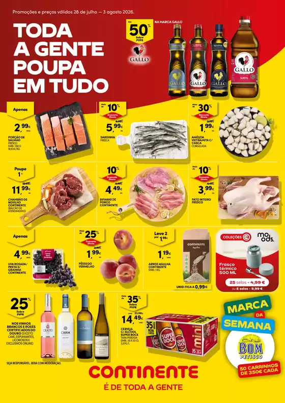 Catálogo Continente Bom dia em Labruge | Folheto Semanal | 2026-07-28T00:00:00.000Z - 2026-08-03T00:00:00.000Z