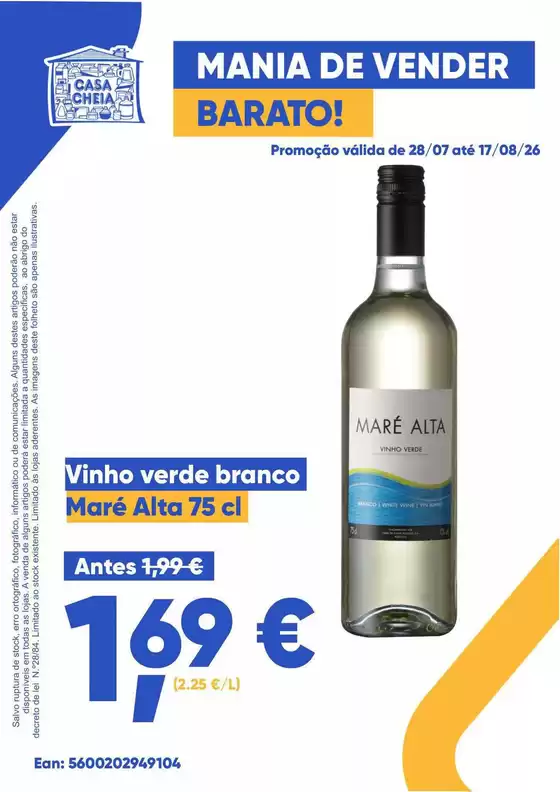 Folheto Casa Cheia em Queluz | Maré Alta | 2026-07-29T00:00:00.000Z - 2026-08-17T00:00:00.000Z