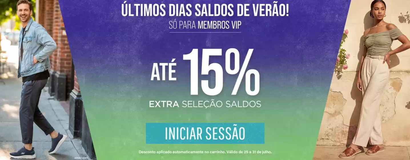 Catálogo Skechers em Funchal | Até 15% | 2026-07-30T00:00:00.000Z - 2026-07-31T00:00:00.000Z