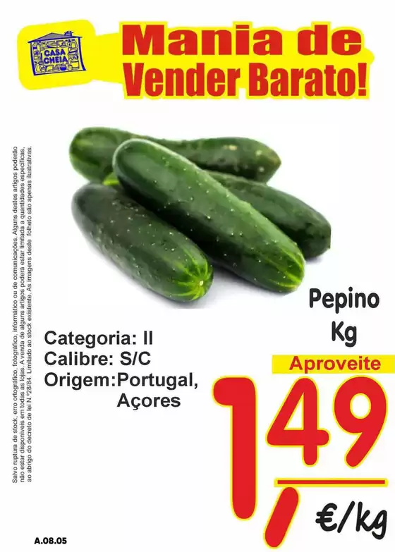 Folheto Casa Cheia em Castelo de Paiva | Pepino | 2026-07-31T00:00:00.000Z - 2026-08-05T00:00:00.000Z