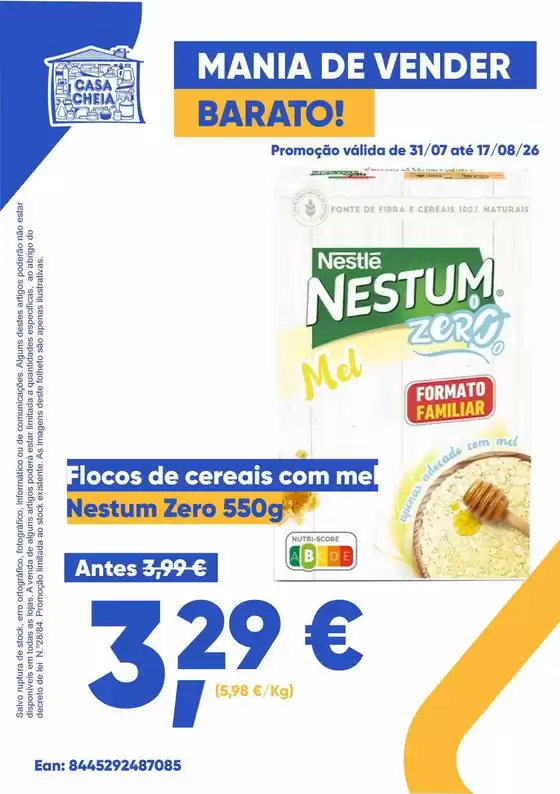 Catálogo Casa Cheia em Salvaterra de Magos | Nestum Zero | 2026-07-31T00:00:00.000Z - 2026-08-17T00:00:00.000Z