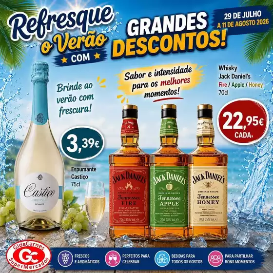 Catálogo GidaCarnes Supermercados em Salvaterra de Magos | Ótima oferta para caçadores de pechinchas | 2026-07-29T00:00:00.000Z - 2026-08-11T00:00:00.000Z