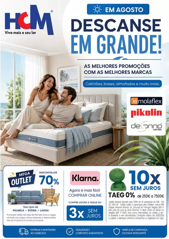 Catálogo Hiper Centro do Móvel em Leça da Palmeira | Descanse em grande! | 2026-08-03T00:00:00.000Z - 2026-08-31T00:00:00.000Z