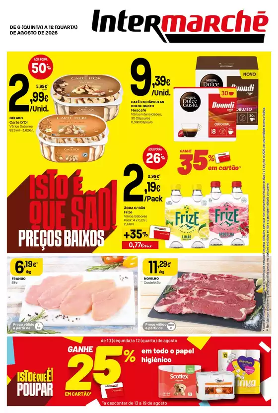 Catálogo Intermarché em Guardizela | Isto é que são preços BAIXOS! | 2026-08-06T00:00:00.000Z - 2026-08-12T00:00:00.000Z