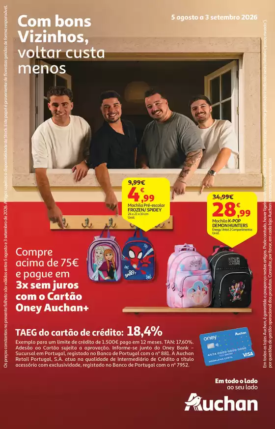 Catálogo Auchan em Aves | Folheto Escolar | 2026-08-05T00:00:00.000Z - 2026-09-03T00:00:00.000Z