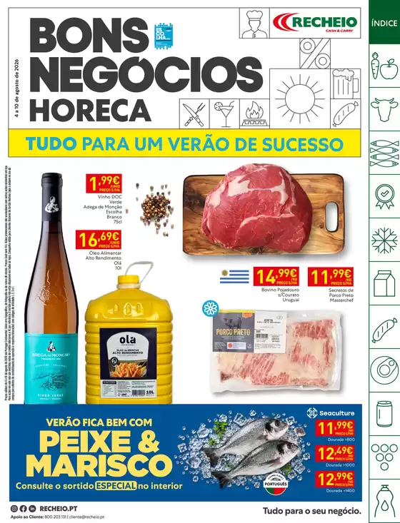 Catálogo Recheio | Recheio Horeca Bons Negócios | 2026-08-04T00:00:00.000Z - 2026-08-10T00:00:00.000Z