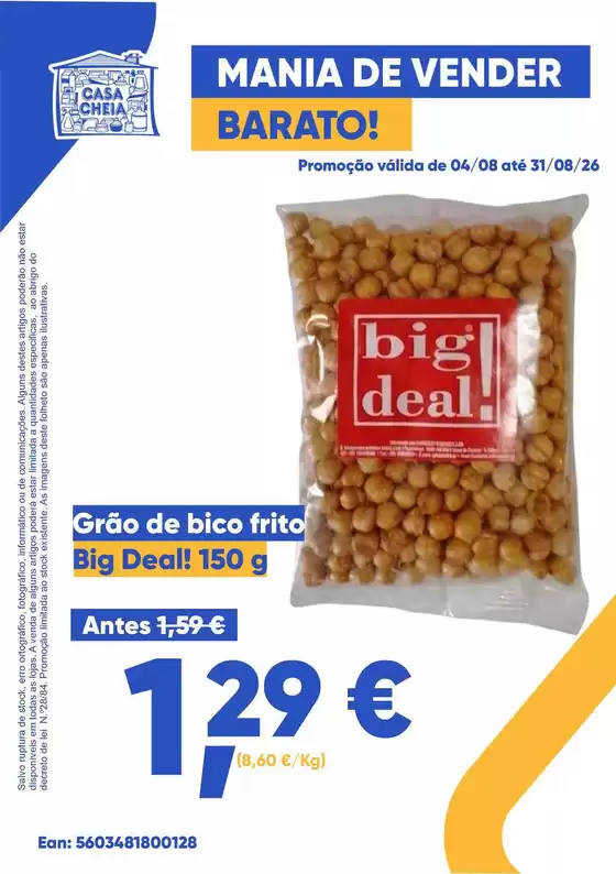 Catálogo Casa Cheia | Grão de bico frito | 2026-08-04T00:00:00.000Z - 2026-08-31T00:00:00.000Z