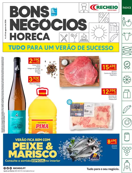 Catálogo Recheio | Recheio Horeca Bons Negócios Madeira | 2026-08-04T00:00:00.000Z - 2026-08-10T00:00:00.000Z
