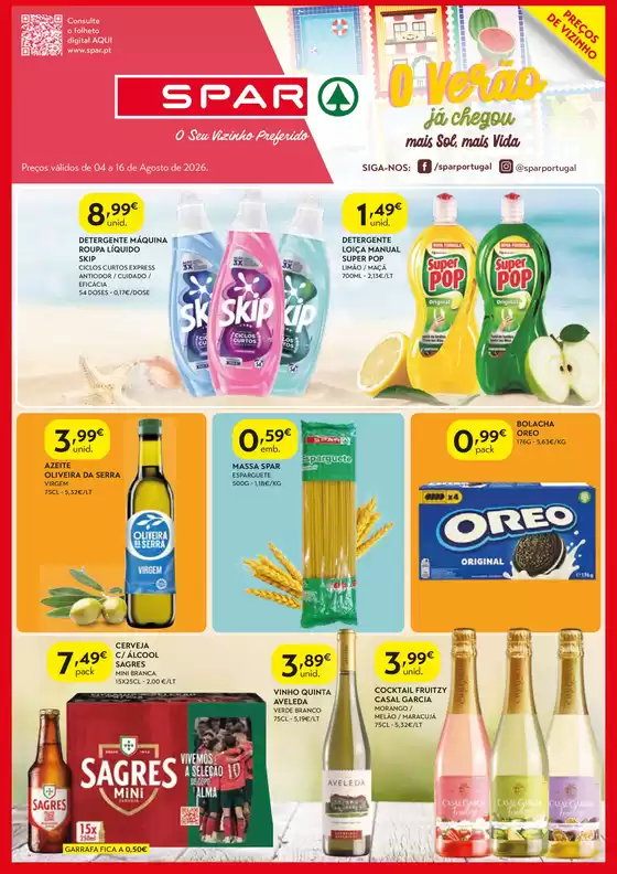 Catálogo SPAR | Folheto Spar | 2026-08-04T00:00:00.000Z - 2026-08-16T00:00:00.000Z