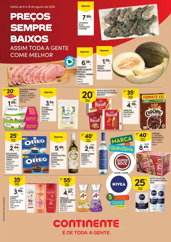 Catálogo Continente Bom dia | Açores: Folheto Quinzenal | 2026-08-06T00:00:00.000Z - 2026-08-19T00:00:00.000Z