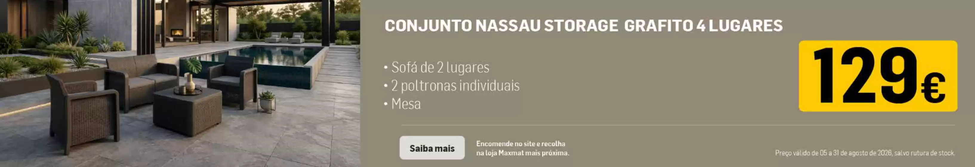 Catálogo Maxmat | 129€ | 2026-08-06T00:00:00.000Z - 2026-08-31T00:00:00.000Z