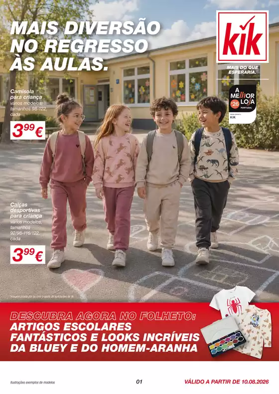 Catálogo KIK | Mais diversão no regresso às aulas | 2026-08-07T00:00:00.000Z - 2026-08-16T00:00:00.000Z