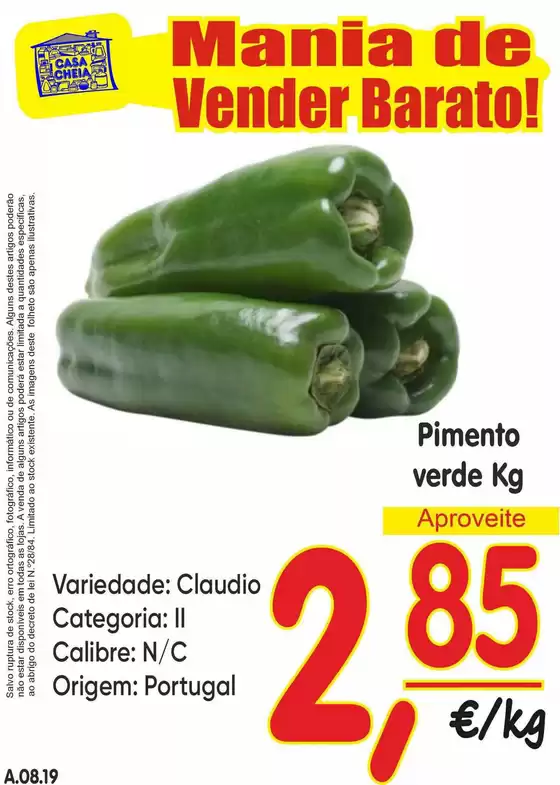 Catálogo Casa Cheia | Pimento verde | 2026-08-07T00:00:00.000Z - 2026-08-19T00:00:00.000Z