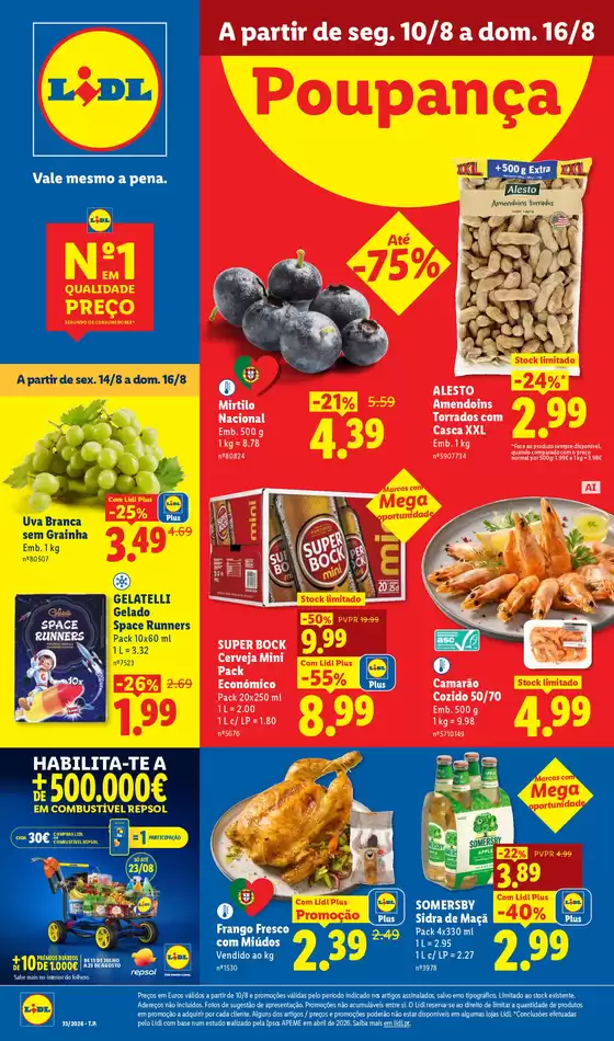 Catálogo Lidl | A partir de 1008 | 2026-08-07T00:00:00.000Z - 2026-08-16T00:00:00.000Z