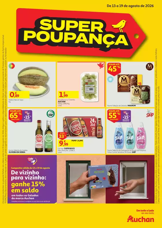 Catálogo Auchan em Cortegaça (Mortágua) | Super Poupança | 2026-08-13T00:00:00.000Z - 2026-08-19T00:00:00.000Z