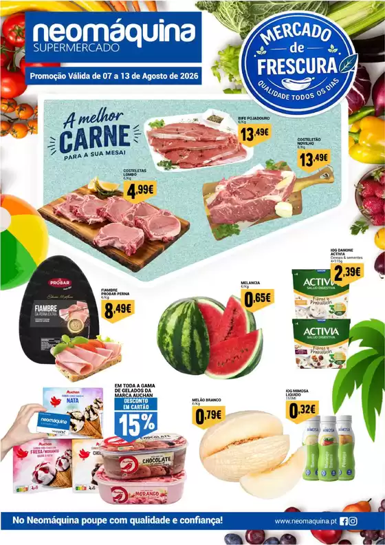 Catálogo Neomáquina | Mercado da Frescura até 13 de Agosto | 2026-08-07T00:00:00.000Z - 2026-08-13T00:00:00.000Z