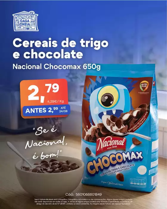 Catálogo Casa Cheia | Cereais de trigo e chocolate | 2026-08-12T00:00:00.000Z - 2026-08-24T00:00:00.000Z