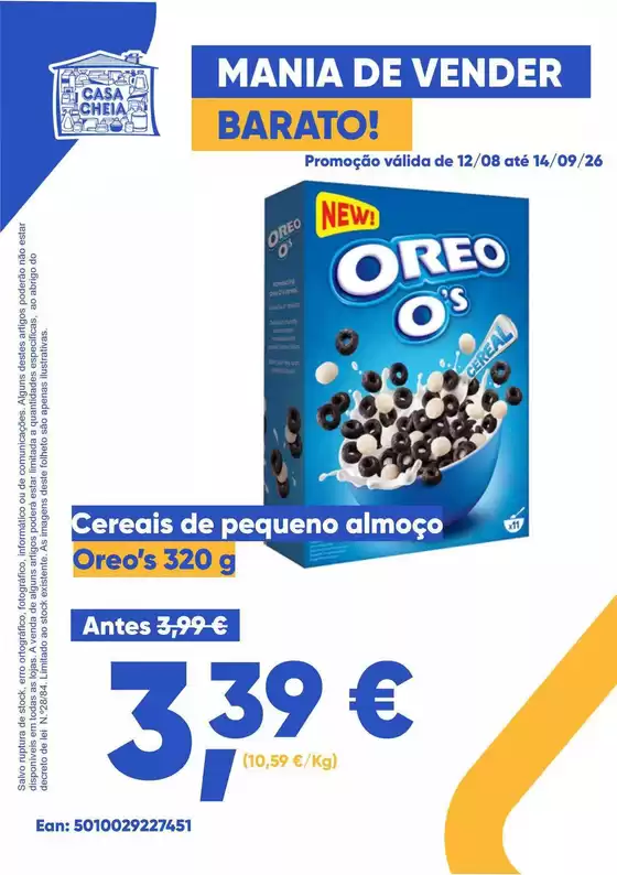 Catálogo Casa Cheia em Moreira (Porto) | Oreo's | 2026-08-12T00:00:00.000Z - 2026-09-14T00:00:00.000Z