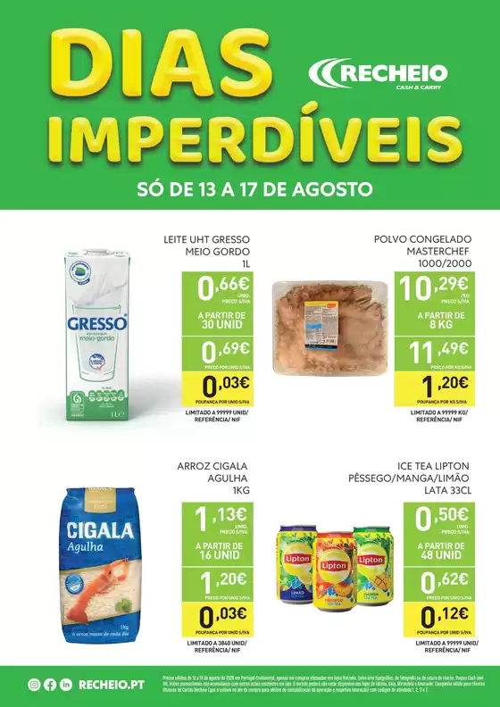Catálogo Recheio | Recheio Dias Imperdíveis | 2026-08-13T00:00:00.000Z - 2026-08-17T00:00:00.000Z
