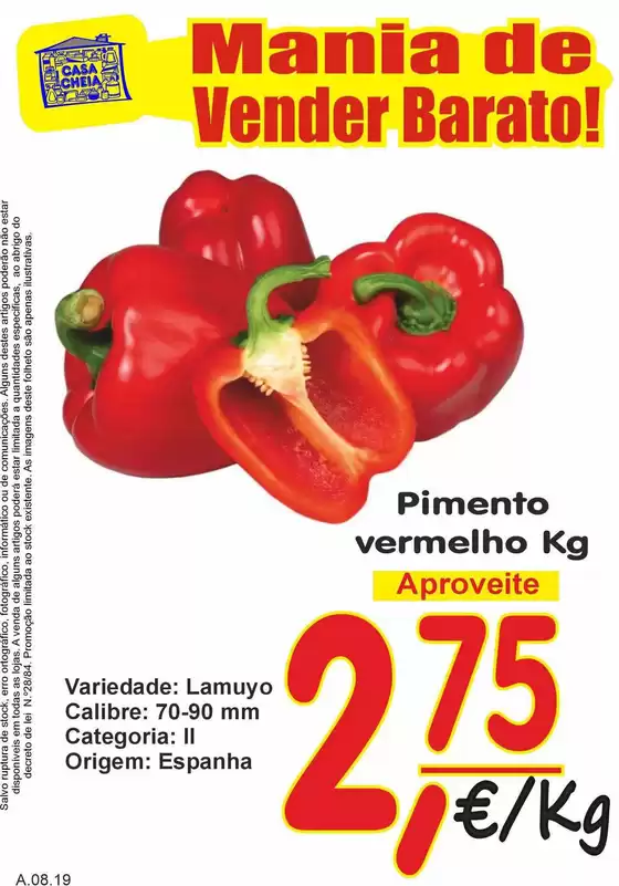 Catálogo Casa Cheia | Pimento vermelho | 2026-08-14T00:00:00.000Z - 2026-08-19T00:00:00.000Z