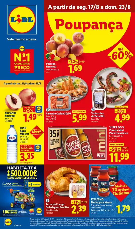 Catálogo Lidl | A partir de 1708 | 2026-08-14T00:00:00.000Z - 2026-08-23T00:00:00.000Z
