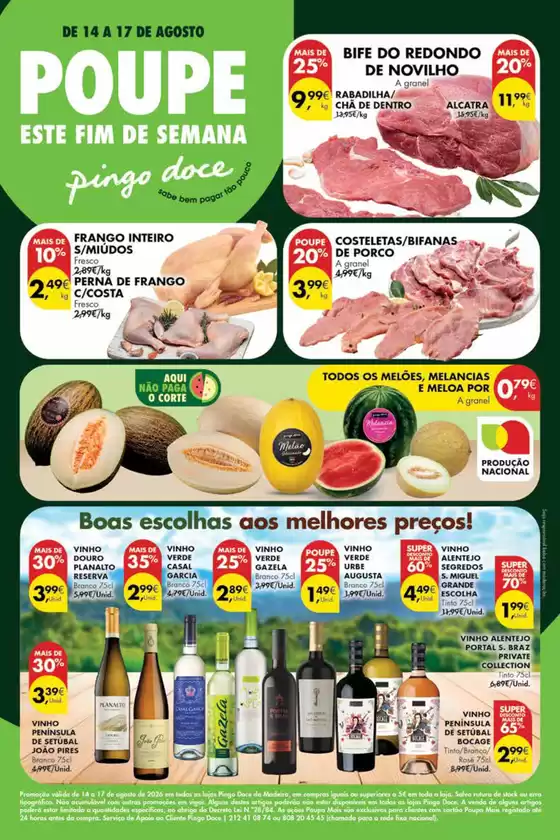 Catálogo Pingo Doce | Folheto Poupe Este Fim de Semana Madeira | 2026-08-14T00:00:00.000Z - 2026-08-17T00:00:00.000Z