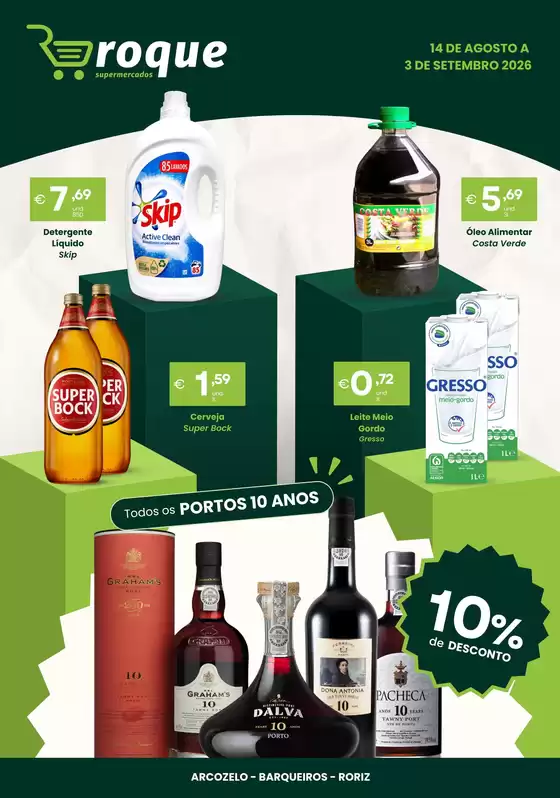 Catálogo Roque Supermercados em Sever do Vouga | Folheto Roque Supermercados | 2026-08-14T00:00:00.000Z - 2026-09-03T00:00:00.000Z