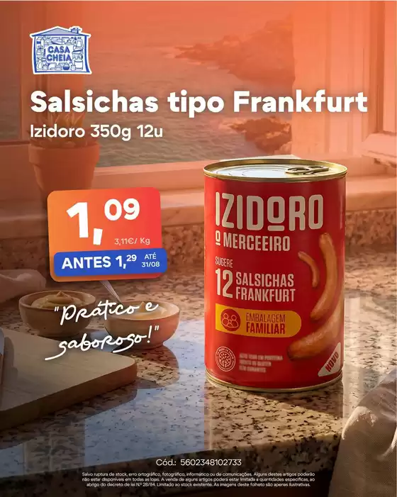 Catálogo Casa Cheia em Pardilhó | Folheto Casa Cheia | 2026-08-17T00:00:00.000Z - 2026-08-31T00:00:00.000Z