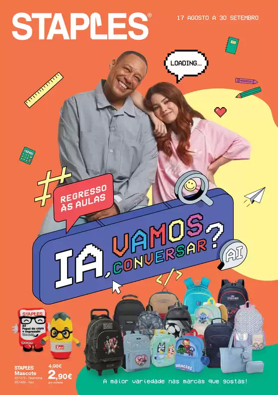 Catálogo Staples | Folheto Regresso às Aulas | 2026-08-17T00:00:00.000Z - 2026-09-30T00:00:00.000Z