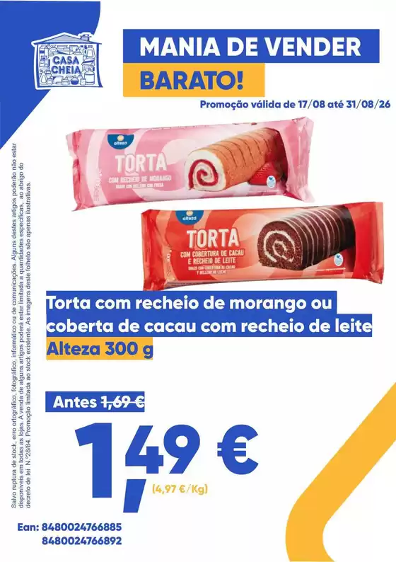 Catálogo Casa Cheia | Grandes descontos em produtos selecionados | 2026-08-17T00:00:00.000Z - 2026-08-31T00:00:00.000Z