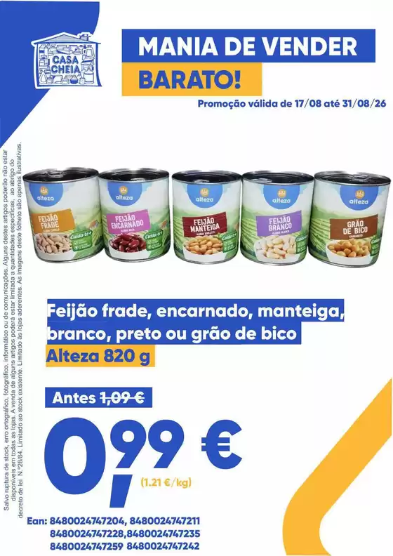 Catálogo Casa Cheia | Ofertas exclusivas e pechinchas | 2026-08-17T00:00:00.000Z - 2026-08-31T00:00:00.000Z