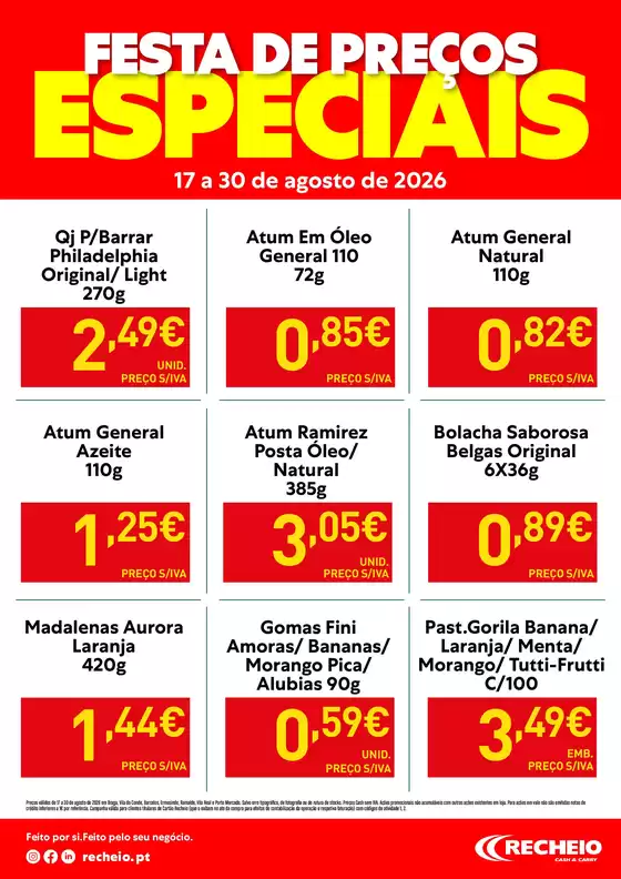 Catálogo Recheio em Cepões (Lamego) | Recheio Festa de Preços Especiais | 2026-08-17T00:00:00.000Z - 2026-08-20T00:00:00.000Z