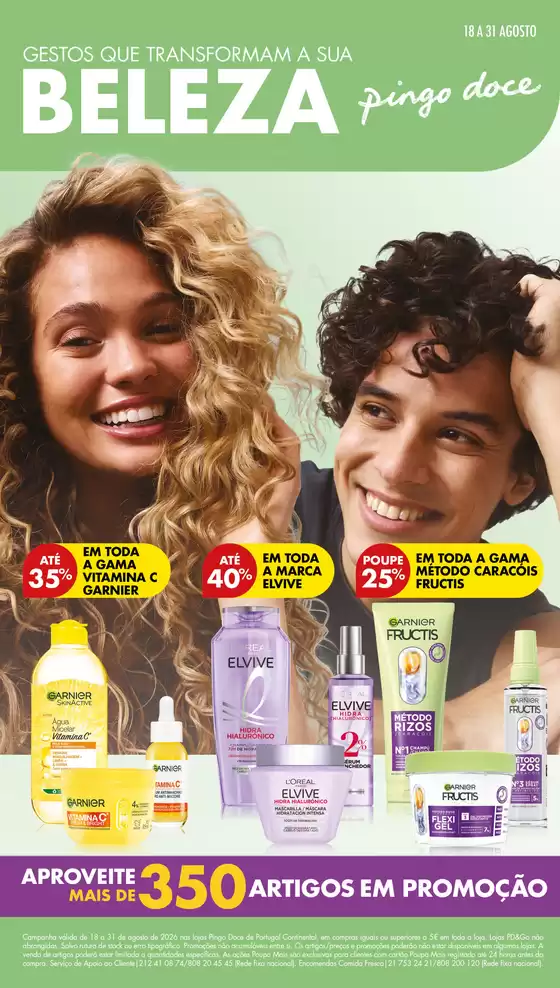Catálogo Pingo Doce | Folheto Especial Beleza | 2026-08-18T00:00:00.000Z - 2026-08-31T00:00:00.000Z